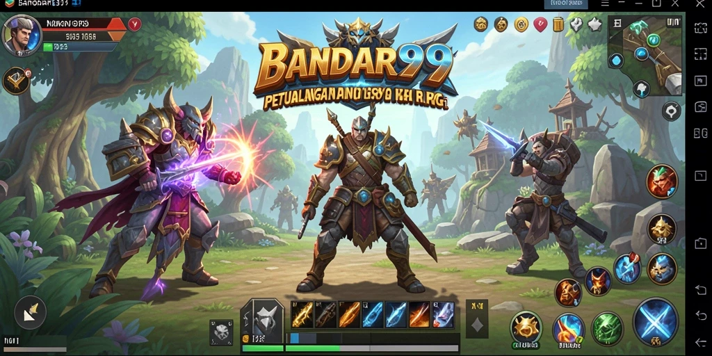 Gameplay seru saat menjelajahi dunia BANDAR99 yang penuh petualangan.