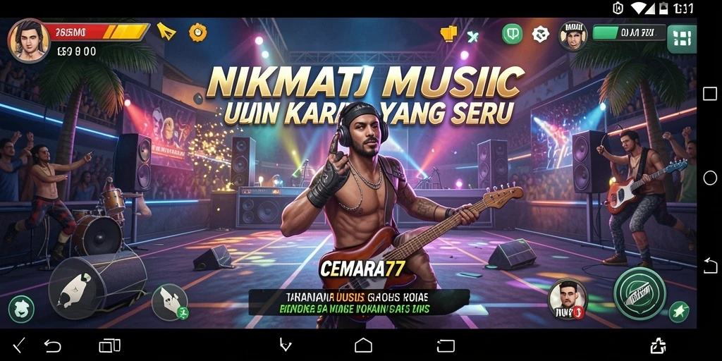 Tampilan gameplay CEMARA77 yang seru dan interaktif.