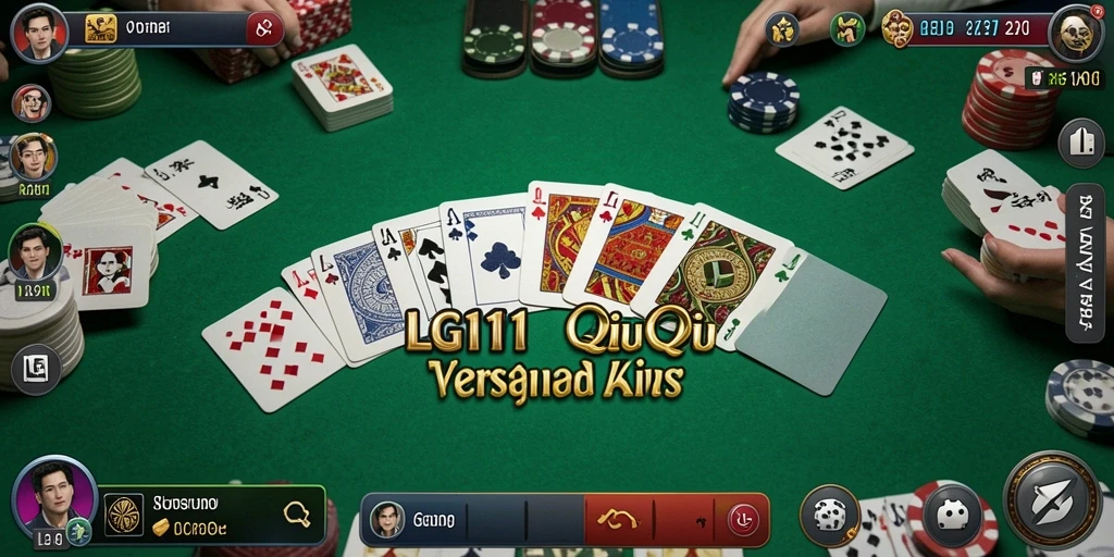 Tampilan menarik dari gameplay QiuQiu di LG111.