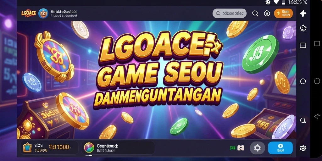 Screenshot utama LGOACE menampilkan tampilan gameplay slot yang menarik.