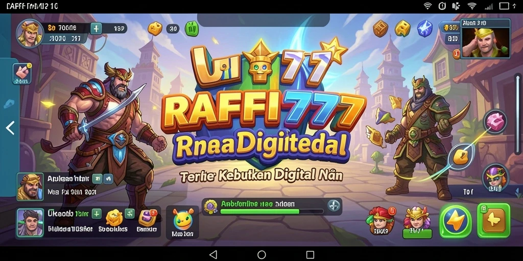 Screenshot RAFFI777 menampilkan antarmuka aplikasi Utility yang mudah digunakan.
